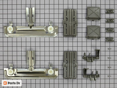 Whirlpool Dishwasher Rack Adjuster KIT (W10712395)